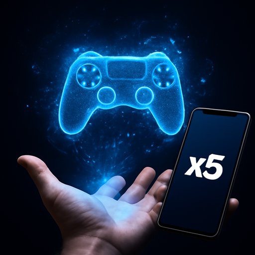 x5 app open button on Android display
