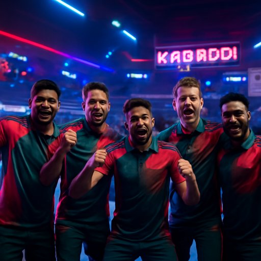 x5 kabaddi arena wide shot